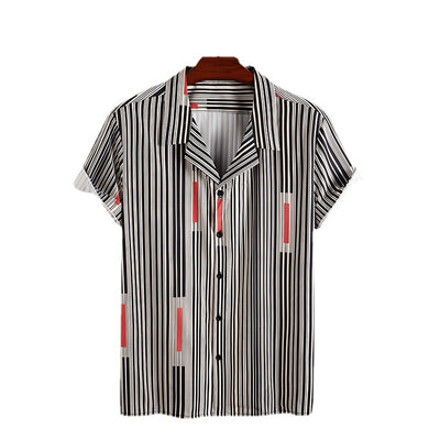 Camiseta Rayada de Verano para Hombre - Corte Slim Fit Transpirable - Image 2