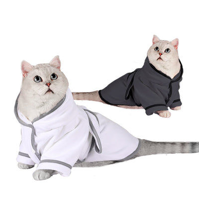 Ropa de Invierno para Mascotas: Pijamas y Batas Absorbentes para Perros y Gatos - Image 3