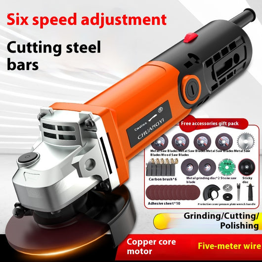 Pulidora Angular Brushless AC - Herramienta Eléctrica Profesional