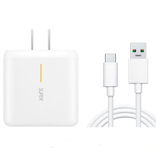 Cargador Rápido 65W Compatible con OPPO Reno Ace2, Realme X57pro y Reno4pro