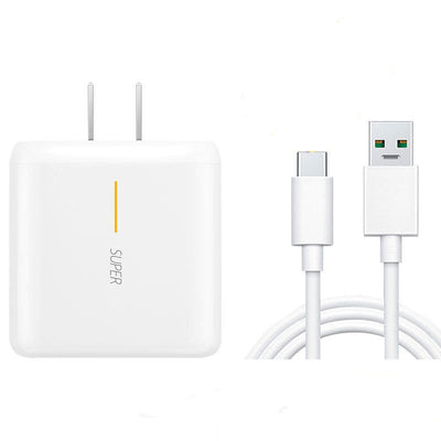 Cargador Rápido 65W Compatible con OPPO Reno Ace2, Realme X57pro y Reno4pro