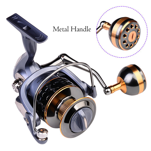 Carrete de Pesca Giratorio Metal Completo con Hilo Luya - Image 17
