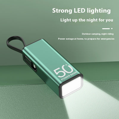 Batería Portátil Mini 5000 mAh con LED - Image 2