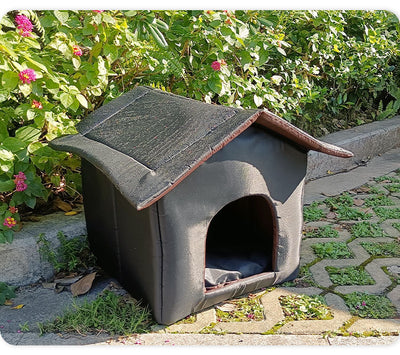 Casa Felina Impermeable para Invierno - Refugio Desmontable y Lavable - Image 10