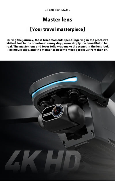 Dron Plegable 4K con Estabilización Anti-vibración y Cámara HD - Image 13