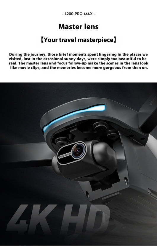 Dron Plegable 4K con Estabilización Anti-vibración y Cámara HD - Image 13