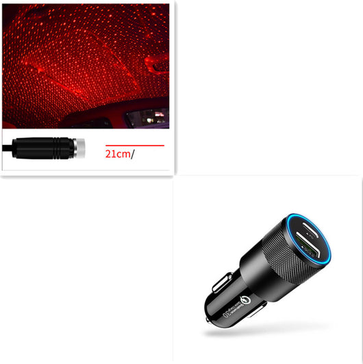 Proyector de Luces Estrelladas USB - Iluminación LED Galaxia para Auto e Interior - Image 22