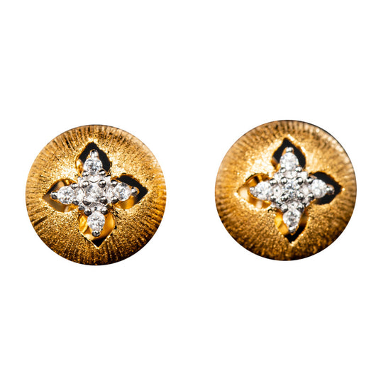 Aretes Redondos Zirconia Brillante Estilo Palacio Vintage - Image 4
