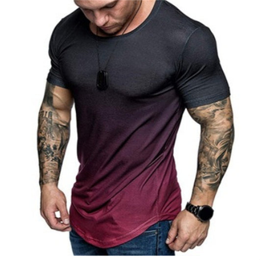 Playera Deportiva Personalizada con Impresión 3D Digital - Cuello Redondo Verano Hombre - Image 3