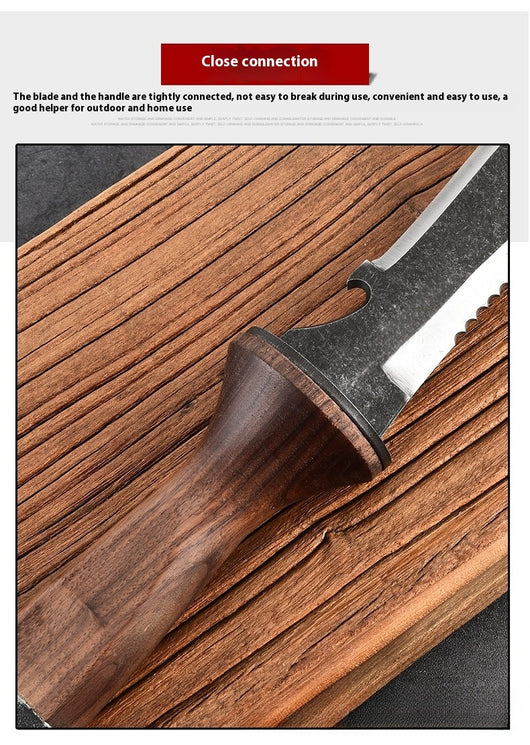 Pala Multifuncional para Camping y Jardinería con Mango de Nogal - Image 10