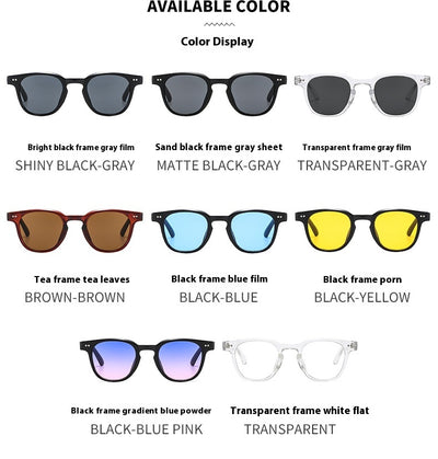 Brown square-frame sunglasses with brown lenses, suitable for sun protection and fashion wear. - Image 18