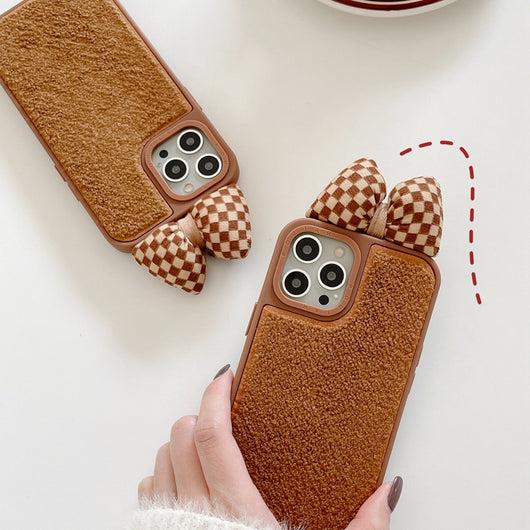 Funda para Celular con Diseño de Moño Reticulado - Image 3