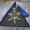 Crystal Snowflake Car Pendant Creative Lady Car Rearview Mirror Pendant Car Interior Jewelry Champagne