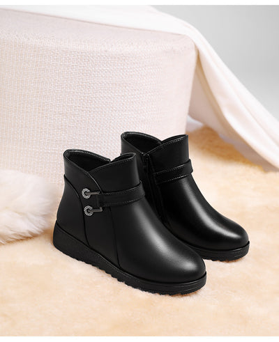 Zapatos Planos Mujer con Suela Antideslizante y Forro Térmico