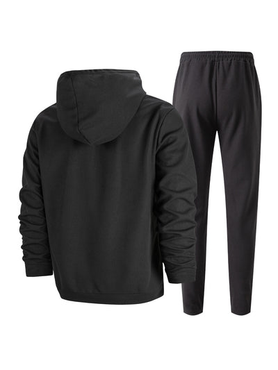 Conjunto Deportivo Dos Piezas con Sudadera Texturizada y Pantalón Largo - Image 12