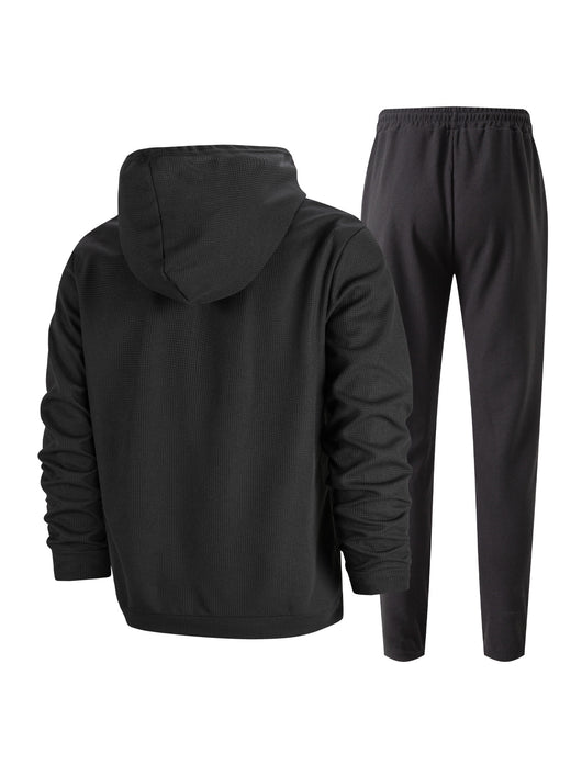 Conjunto Deportivo Dos Piezas con Sudadera Texturizada y Pantalón Largo - Image 12