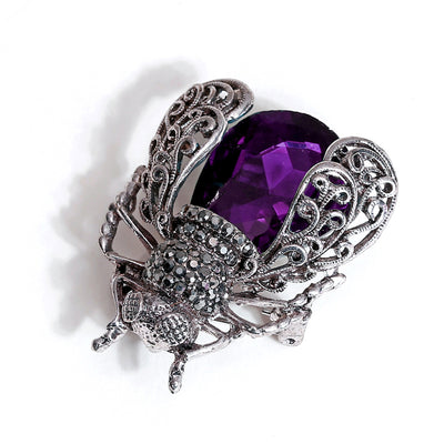 Broche de Cicada con Cristales de Diamantes de Imitación - Image 8