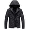 Chaqueta Acolchada con Capucha Estilo Coreano Slim Fit