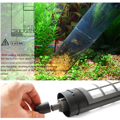Limpiador Eléctrico de Arena para Acuarios - Aspiradora de Grava Sumergible - Image 4