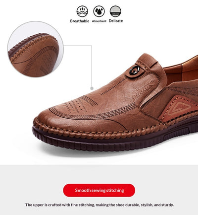 Zapatos Casuales de Cuero para Hombre - Cómodos y Transpirables - Image 9