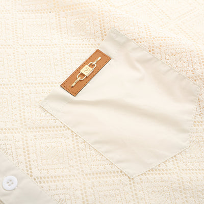 Blusa Calada de Manga Corta en Crochet - Image 3