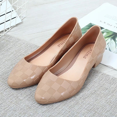 Zapatos de Punta Fina Estilo Coreano Gelatina Casual - Image 2