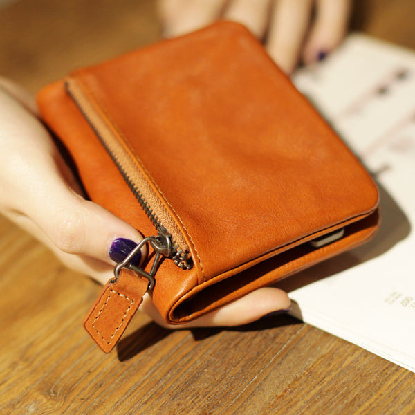 Billetera Minimalista de Cuero para Licencia de Conducir - Unisex Retro
