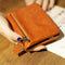 Billetera Minimalista de Cuero para Licencia de Conducir - Unisex Retro