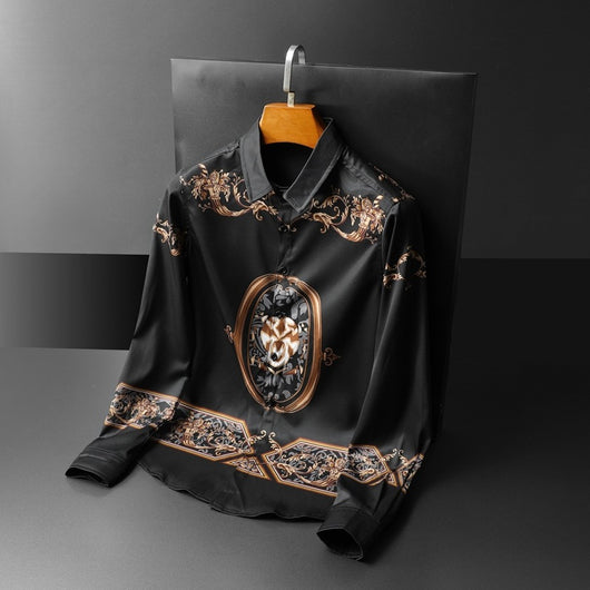 Camisa Delgada Slim Fit Talla Grande para Hombre Joven - Image 2