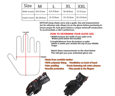 Guantes de Motociclismo Todoterreno con Malla Transpirable y Protección Anticaídas - Image 6