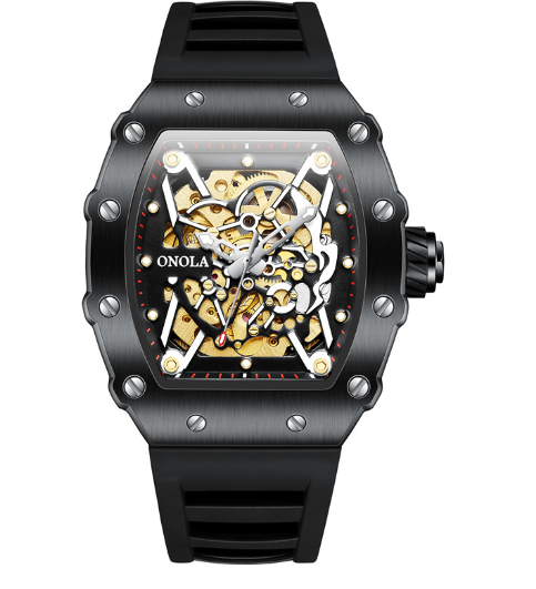 Reloj Deportivo Automático para Hombre con Banda de Silicona Resistente al Agua - Image 16