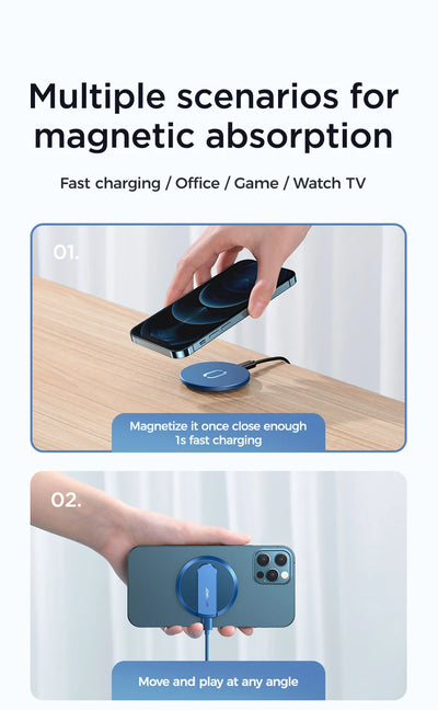 Cargador Magnético Inalámbrico Universal para Smartphones - Image 12