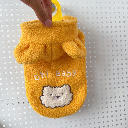 Disfraz de Osito con Orejas para Perros y Gatos Pequeños - Image 4