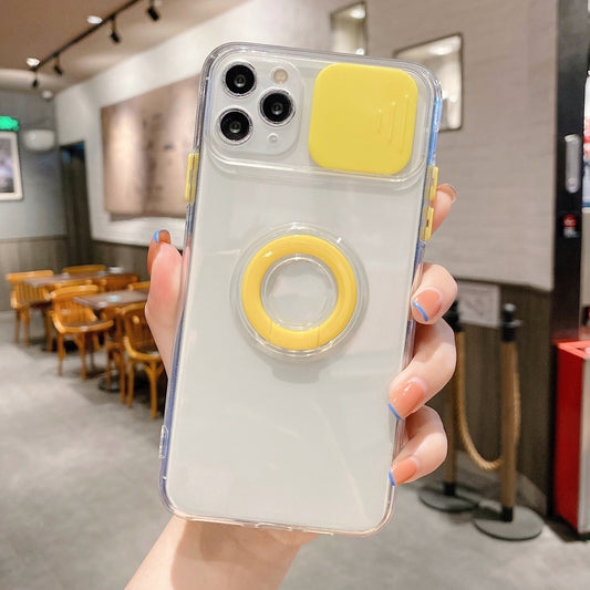 Soporte de Anillo Emergente Colorido para Fundas TPU de Celular Femeninas