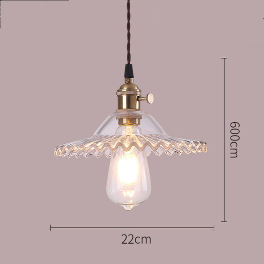 Lámpara Colgante Cristal Minimalista Estilo Shanghai Retro - Image 18