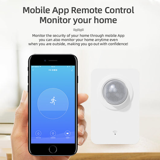 Detector de Movimiento WiFi Inteligente con Sensor Infrarrojo Anti-robo