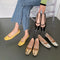 Zapatos Mary Jane Plateados con Suela Plana para Mujer