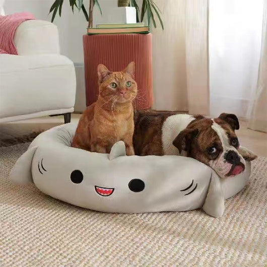 Cama para Mascotas Tiburón - Cómoda Ultrasuave Tamaño Grande - Image 11