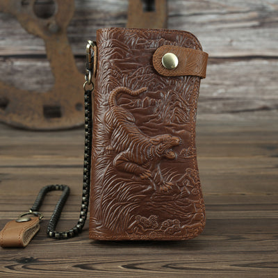 Llavero Monedero de Piel de Caballo para Hombre - Image 11