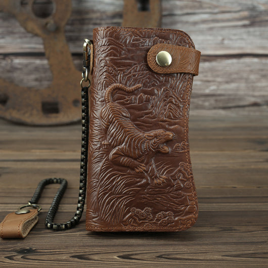 Llavero Monedero de Piel de Caballo para Hombre - Image 11