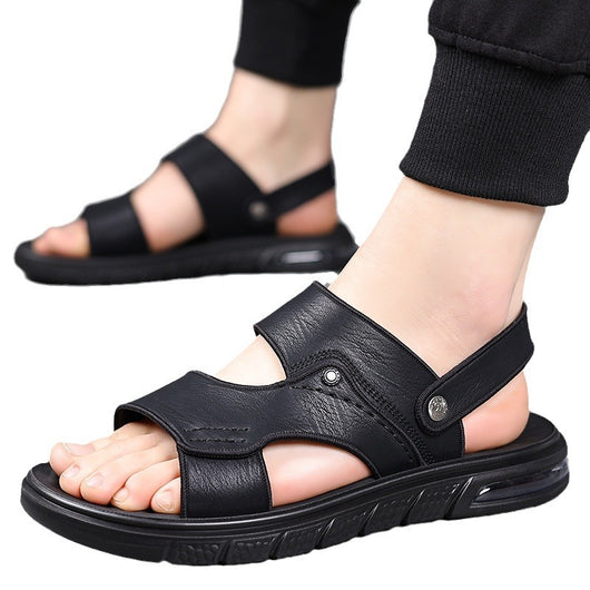 Sandalias de Cuero Genuino para Hombre con Doble Suela Antideslizante - Image 5