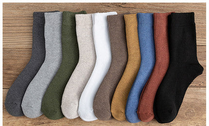 Calcetines Largos de Lana Pura para Hombre - Tubo Grueso con Forro Térmico para Invierno - Image 9