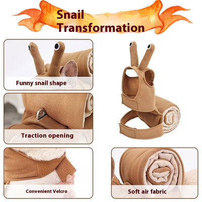 Disfraz de Caracol para Mascotas - Accesorio Halloween Divertido - Image 2
