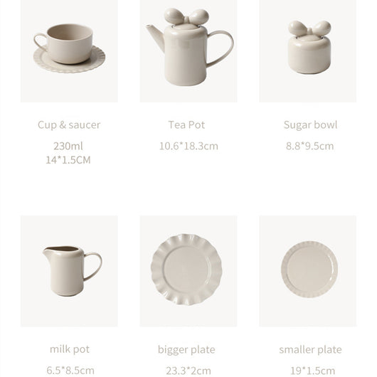Juego de Tazas de Porcelana Nórdico con Diseño Moderno - Image 25
