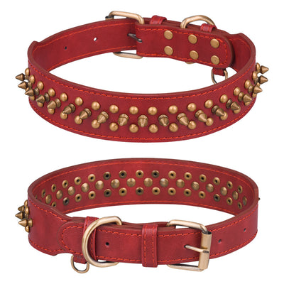 Collar de Cuero para Mascotas con Remaches - Tallas Mediana y Grande - Image 7