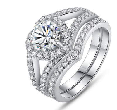 Anillo de Diamante en Forma de Corazón - Image 12