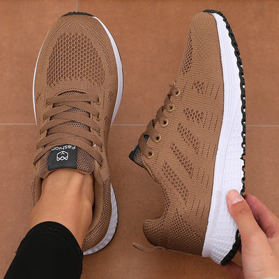 Tenis Deportivos Talla Grande Primavera-Otoño con Malla Transpirable para Mujer - Image 9