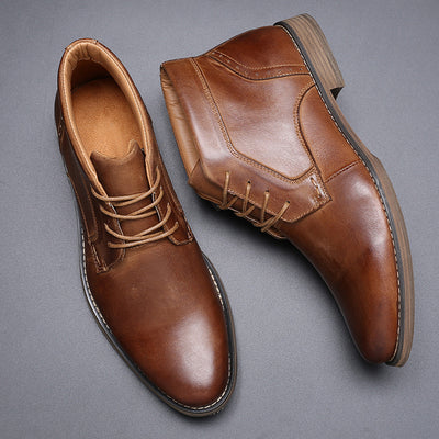 Botas Martin Altas de Cordones para Hombre - Estilo Business Casual Británico - Image 14