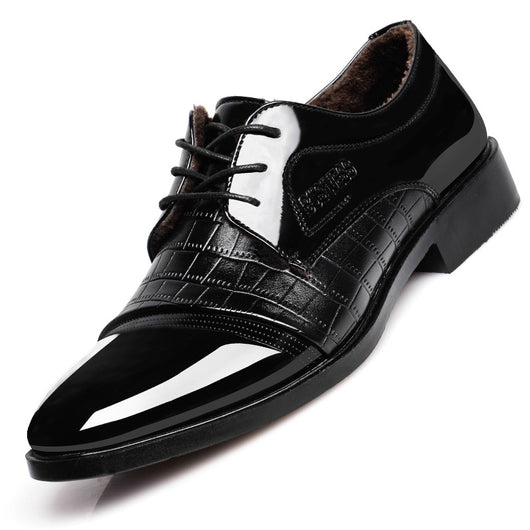 Zapatos de Vestir Puntiagudos para Hombre - Cuero Genuino Patrón Otoño - Image 10