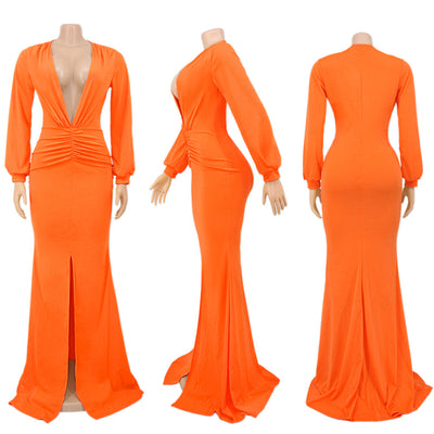 Vestido de Noche Entallado Escote V para Mujer - Image 20